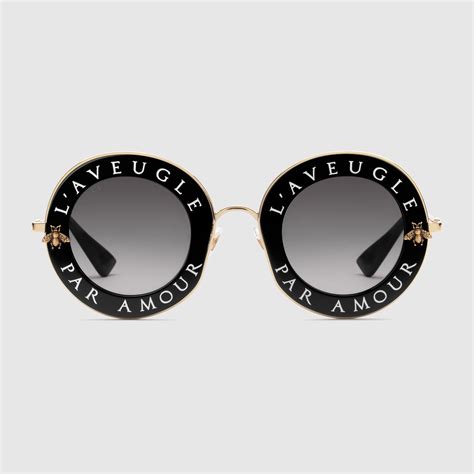 gucci sunglasses metal frame.